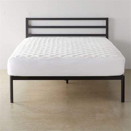 Amazon Basics Hypoallergenic Quilted Breathable Mattress Topper Pad with