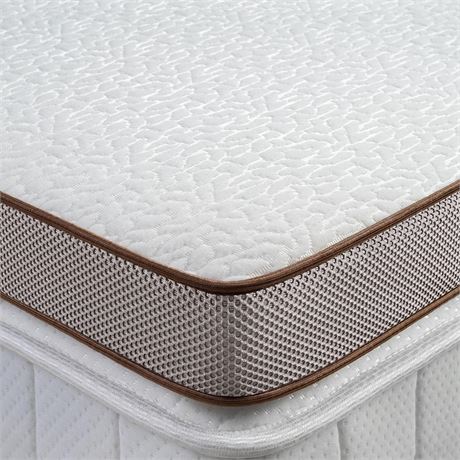 BedStory 3 Inch Mattress Topper Full - Gel Infused Memory Foam Mattress Topper