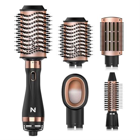 Natrial Hair Dryer Brush Blow Dryer Brush in One Hot Air Brush for Drying and