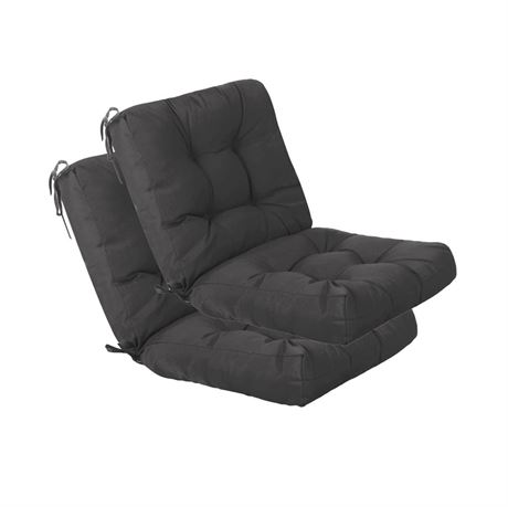 QILLOWAY Outdoor Seat/Back Chair Cushion Tufted Pillow, Spring/Summer Seasonal