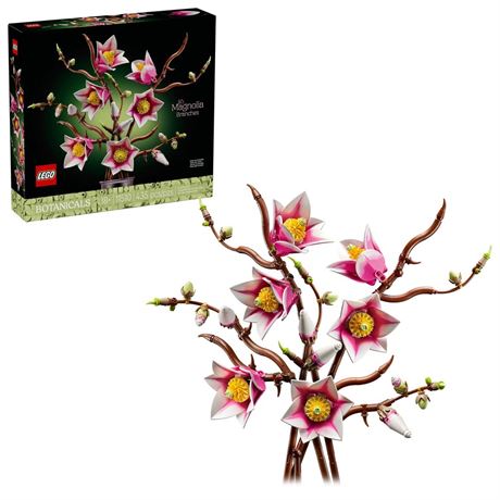 LEGO Botanicals Magnolia Branches Building Set for Adults, Ages 18+ - Gift for