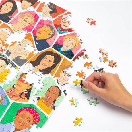 Talking Tables Phenomenal Women 1000-Pc. Puzzle plus journal and a bingo game