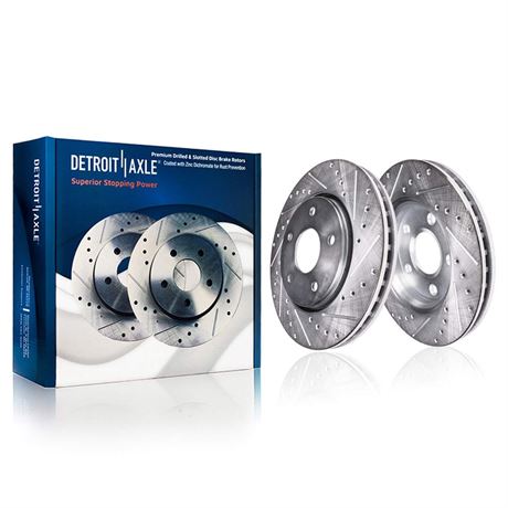 Detroit Axle - Front Brake Rotors for 2007-2014 Ford Mustang 2008 2009 2010