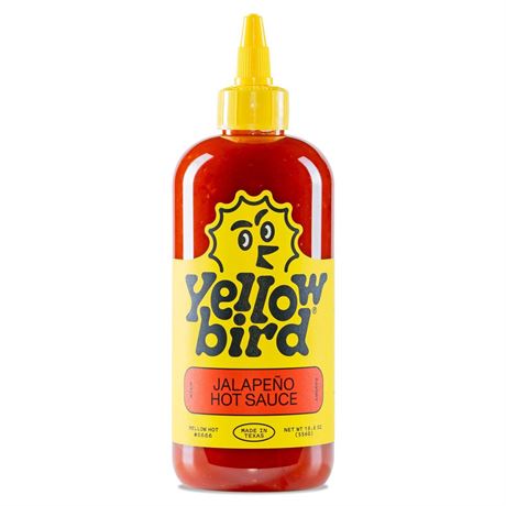 Yellowbird® Classic Jalapeño Hot Sauce 19.6 oz. Tabletop Size (Mellow Hot | 1