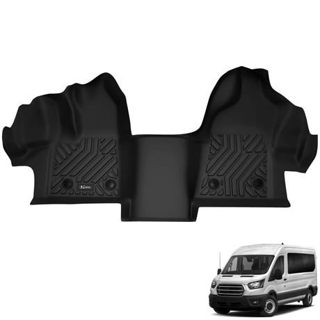 KARPAL Floor Mats Front Liner Fit for 2015 2016 2017 2018 2019 Ford Transit -