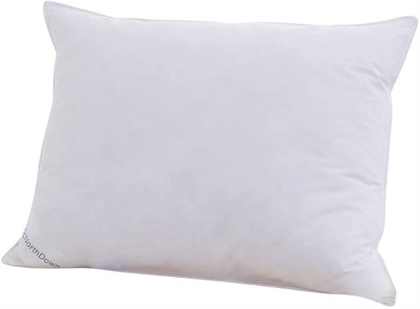 Goose Down Feather Pillows Hotel Collection Bed Pillow for Sleeping,100% Cotton