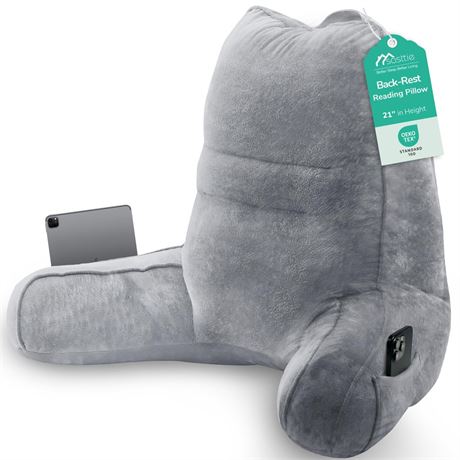 Sasttie Reading Pillow, Pillows for Reading or Relaxing – Ergonomic Support for