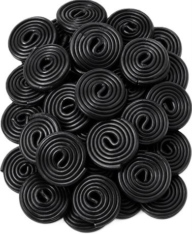 Black Licorice Wheels Candy 2 lb Bag Soft Chewy Classic Twists Snack Treats 32