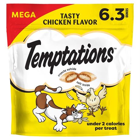Temptations Cat Treats Classic Crunchy and Soft Cat Treats, Tasty Chicken