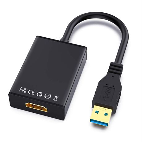 USB to HDMI Adapter,ABLEWE USB 3.0/2.0 to HDMI 1080P Video Graphics Cable