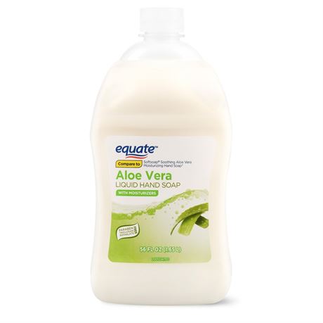 (2 Pack) Equate Liquid Hand Soap, Aloe Vera, 56 Oz