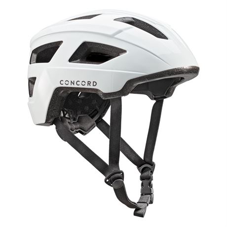 Concord Bikes Concord Youth Bike Helmet, White, Adjustable, Ages 8+