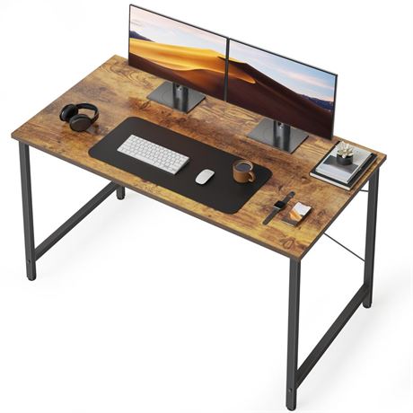 CubiCubi Computer Desk, 47 inch Home Office Desk, Modern Simple Style PC Table