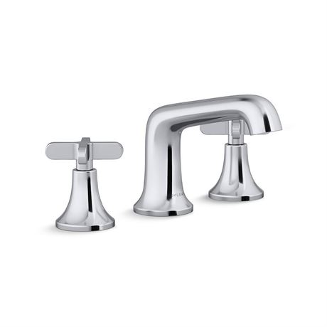 KOHLER Setra 8 in. Widespread 2-Handle Bathroom Faucet in Polished Chrome