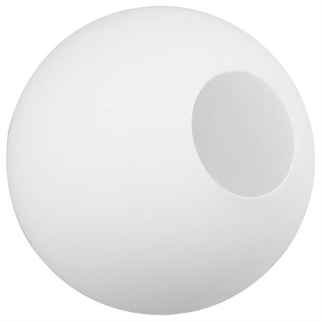 Vaguelly 7inch Glass Globes Shade for Light Fixtures - White Frosted Glass