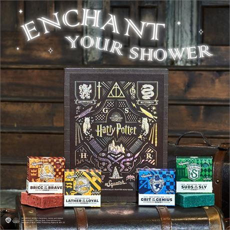 Dr. Squatch Harry Potter Collection with Collector's Box - Men's Natural Bar
