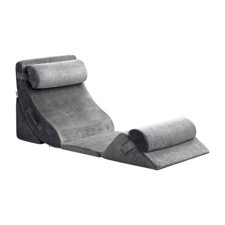 Qirroboni 6PCS Orthopedic Bed Wedge Pillow Set, Adjustable Pillows for Neck,