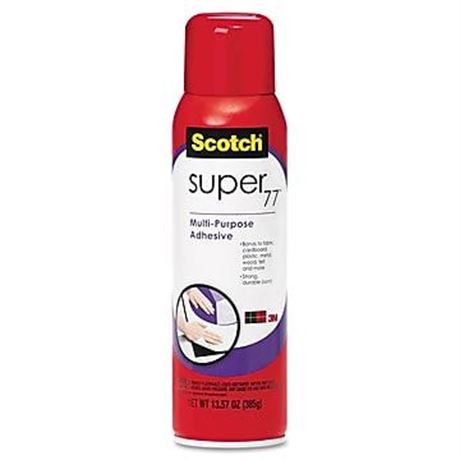 Scotch 3M Super 77 Multi-Purpose Adhesive 13.5 Oz. (Super 77) 260869