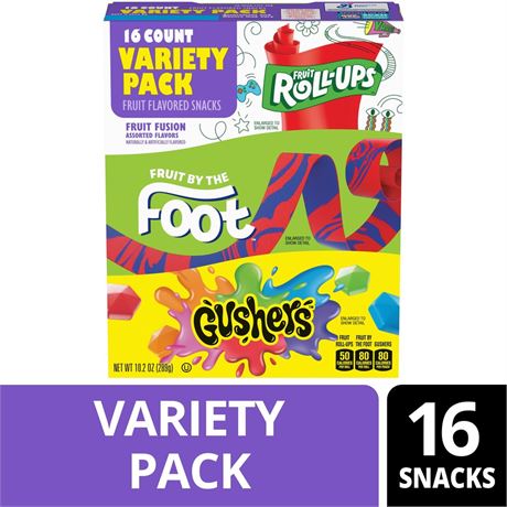 General Mills Fruit Roll-Ups, Fruit by the Foot, Gushers Gluten Free Fruit