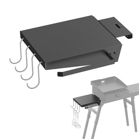 Griddle Side Shelf for Blackstone 17" and 22" Griddle Stand 5013, Griddle Table
