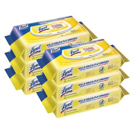 Lysol Disinfectant Handi-Pack Wipes, Multi-Surface Antibacterial Cleaning