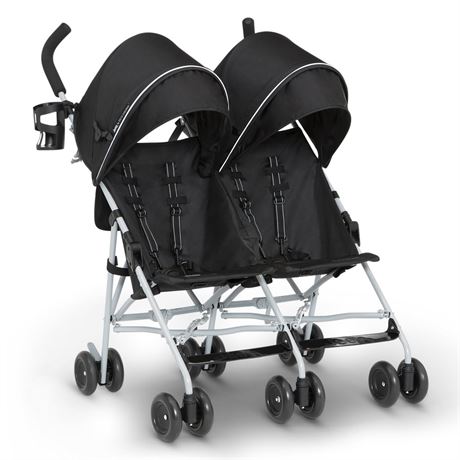 Jeep TurboGlyde Side by Side Double Stroller by Delta Children - Greenguard