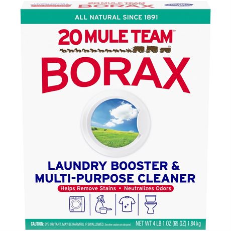 20 Mule Team Borax 20 Mule Team All Natural Borax Laundry Detergent Booster &