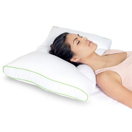 Sleep Yoga Dual Position Neck Design, Hypoallergenic, Ergonomically Designed