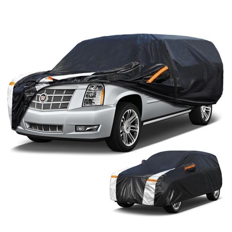 Large Car Cover  ESV 100% Waterproof All Weather, Heavy Duty Outdoor Full