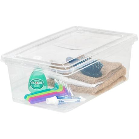 3 pcs 6-Qt. Storage Box in Clear