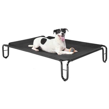 pettycare Outdoor Elevated Dog Bed Cot, Raised Dog Cots Beds, No Screws, Stable