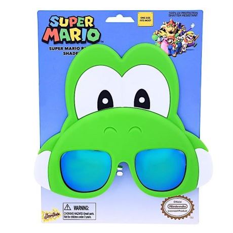 Sun-Staches Yoshi Novelty Costume Sunglasses  One Size