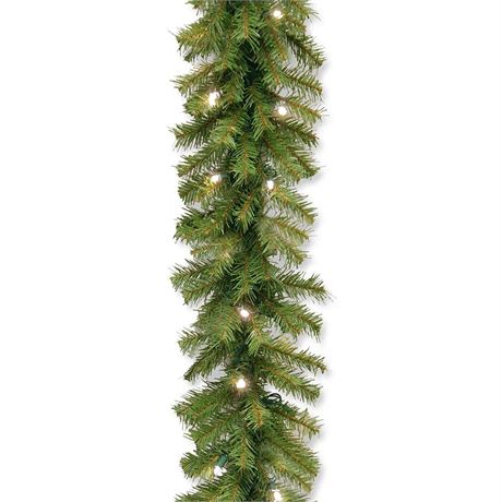 CC Christmas Decor 9' x 10 B and O Pre-Lit Norwood Fir Artificial Christmas