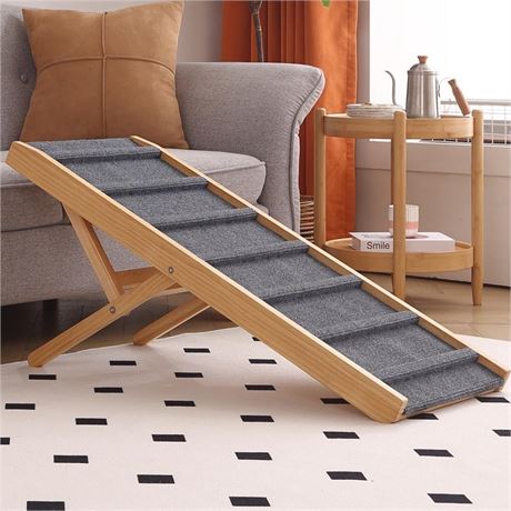 Loribaby Dog Ramp for Small Large Dogs,Ramp for Dogs to Get on High Beds,Dog