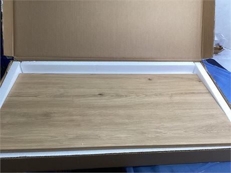 replacement top Shelf Bookcase panel in a light oak 31x15-3/4