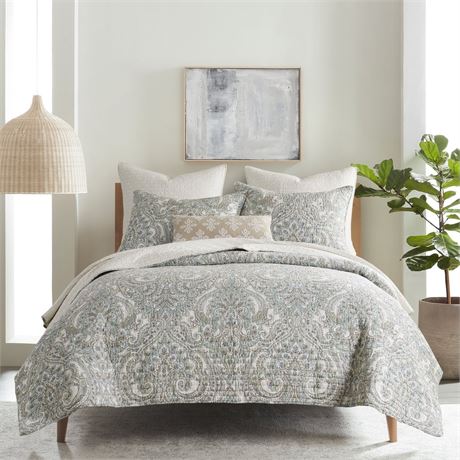 Levtex Home - Assisi Quilt Set - Full/Queen Quilt and Two Standard Shams -