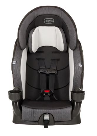 Evenflo Chase Plus 2-in-1 Booster Toddler Car Seat (Huron Black)