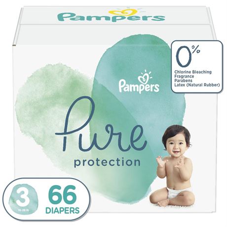 OFFSITE Pampers Diapers Pure S3 Super 1X66EA