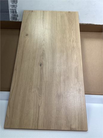 replacement top Shelf Bookcase panel in a light oak 31x15-3/4