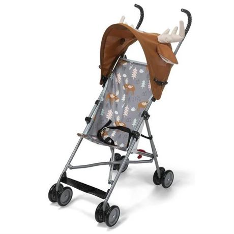 Cosco Kids Comfort Height Toddler Stroller Moose Pattern
