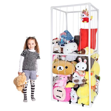 Stuffed Animal Zoo Storage, Stuffed Animals Holder Extra Large Capacity Kids