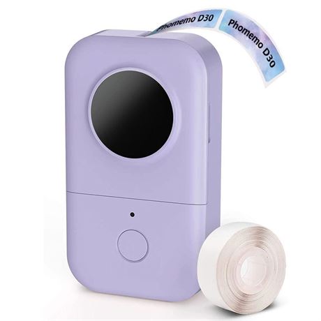Phomemo D30 Label Makers Machine - Portable Bluetooth Mini Sticker Thermal