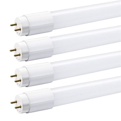 4 Pack T8 LED Light Tube Bulbs, 2FT LED Nano Tube Light,9W (18W Equiv), 5000K