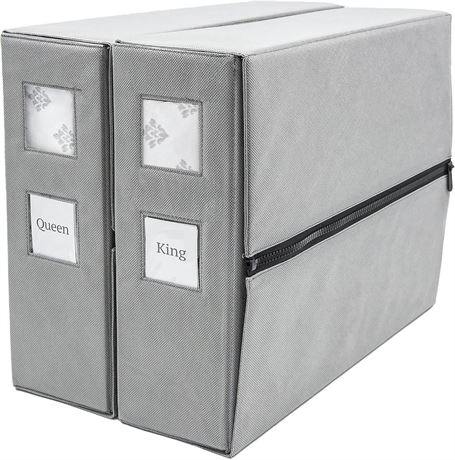 Linen Closet Bed Sheet Organizer (2 pack)