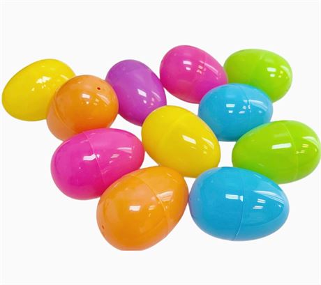 Plastic Bright Easter Egg Assortment 480 Pcs Perfect for Easter Egg