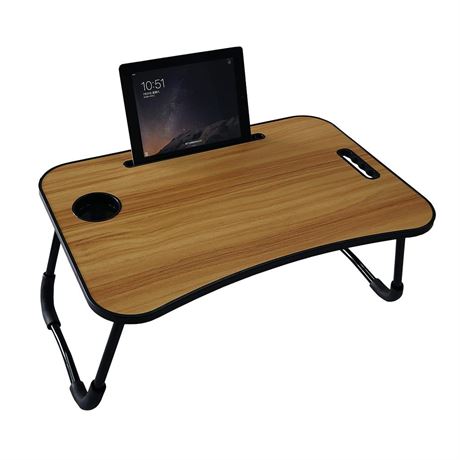 THE DUO Laptop Workstation for Bed and Sofa - Foldable Laptop Table, Portable