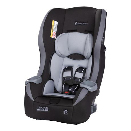 Baby Trend Trooper 3-in-1 Convertible Car Seat, Dash Black Dash Black Car Seat