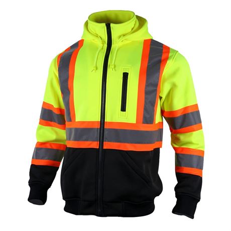 OFFSITE VENDACE High Visibility ANSI Class 3 Reflective Safety Fleece