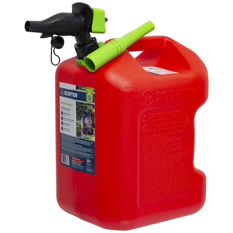 Scepter FSCG552 Fuel Container with Spill Proof Spout with Bonus Spout