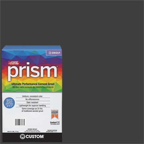 Custom Building Products Prism #60 Charcoal 17 Lb. Ultimate Performance Rapid